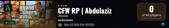 CFW RP | Abdulaziz live status badge