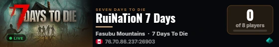 RuiNaTioN 7 Days live status badge
