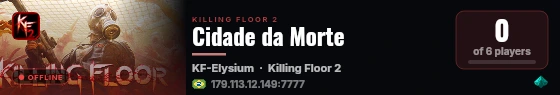 Cidade da Morte live status badge