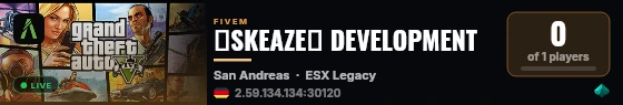 ⌠SKEAZE⌡ DEVELOPMENT live status badge