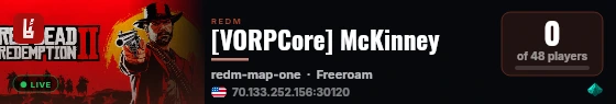 [VORPCore] McKinney live status badge
