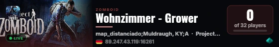 Wohnzimmer - Grower live status badge