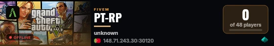 PT-RP live status badge