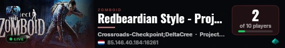 Redbeardian Style - Project Zomboid 42 Stable live status badge