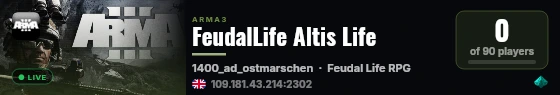 FeudalLife Altis Life live status badge