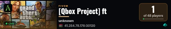 [Qbox Project] ft live status badge