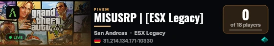 MISUSRP | [ESX Legacy] live status badge