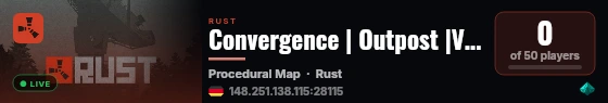 Convergence | Outpost |Vanilla+|QoL|Events|Monthly live status badge