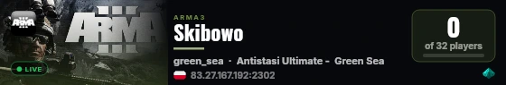 Skibowo live status badge