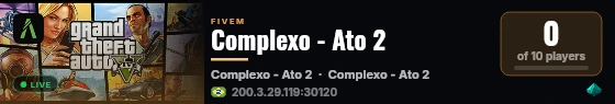 Complexo - Ato 2 live status badge
