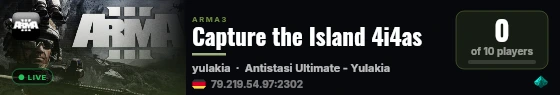 Capture the Island 4i4as live status badge