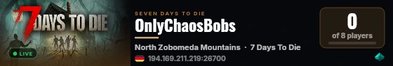 OnlyChaosBobs live status badge