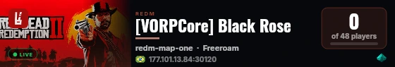 [VORPCore] Black Rose live status badge