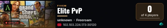Elite PvP live status badge