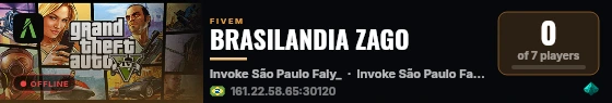 BRASILANDIA ZAGO live status badge