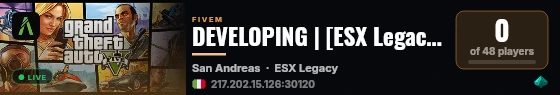 DEVELOPING | [ESX Legacy] live status badge