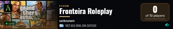 Fronteira Roleplay live status badge