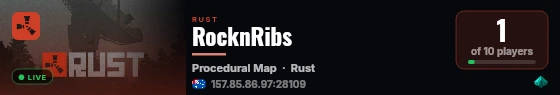 RocknRibs live status badge