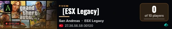   [ESX Legacy] live status badge