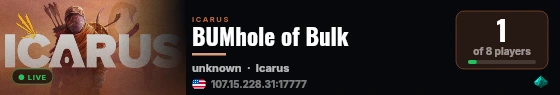 BUMhole of Bulk live status badge