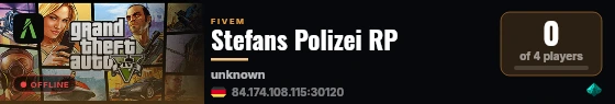 Stefans Polizei RP live status badge