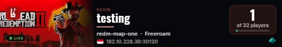 testing live status badge