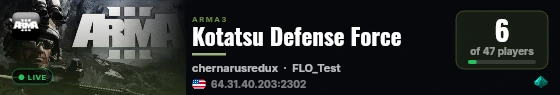 Kotatsu Defense Force live status badge