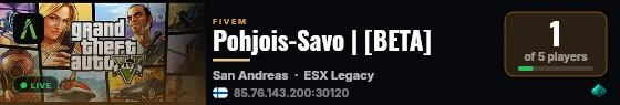 Pohjois-Savo | [BETA] live status badge