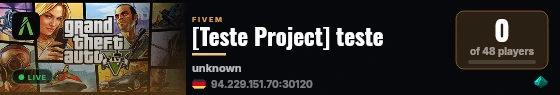 [Teste Project] teste live status badge