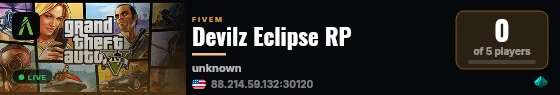 Devilz Eclipse RP live status badge