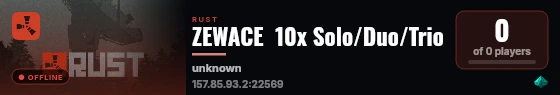 ZEWACE  10x Solo/Duo/Trio live status badge