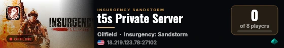 t5s Private Server live status badge