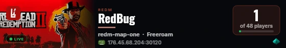 RedBug live status badge