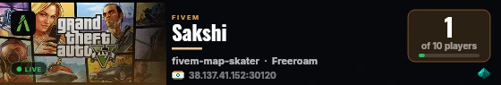 Sakshi live status badge