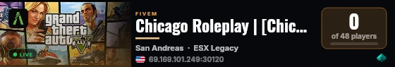 Chicago Roleplay | [Chicago Roleplay] live status badge