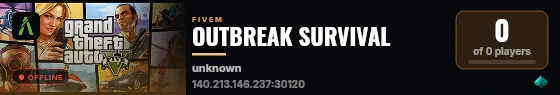 OUTBREAK SURVIVAL live status badge
