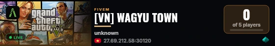[VN] WAGYU TOWN live status badge