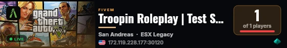 local dev server live status badge