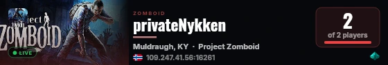 privateNykken live status badge