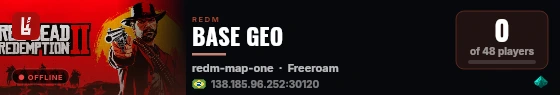 BASE GEO live status badge