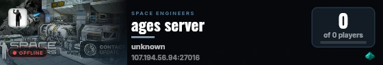 ages server live status badge