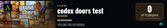 codex doors test live status badge