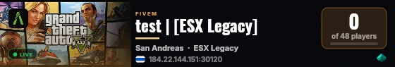 test | [ESX Legacy] live status badge