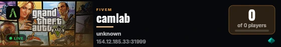 camlab live status badge