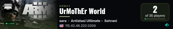UrMoThEr World live status badge