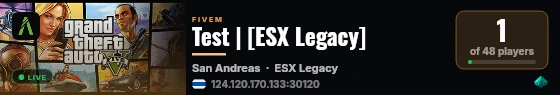 Test | [ESX Legacy] live status badge