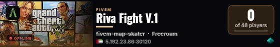 Riva Fight V.1 live status badge