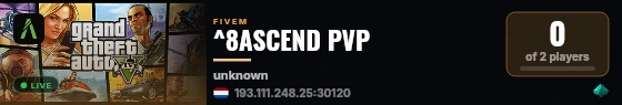 ASCEND PVP | [ESX Legacy] live status badge