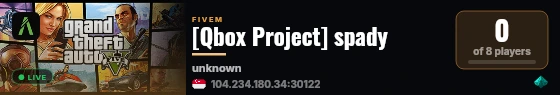 [Qbox Project] spady live status badge