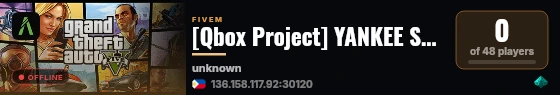 [Qbox Project] YANKEE School RP live status badge